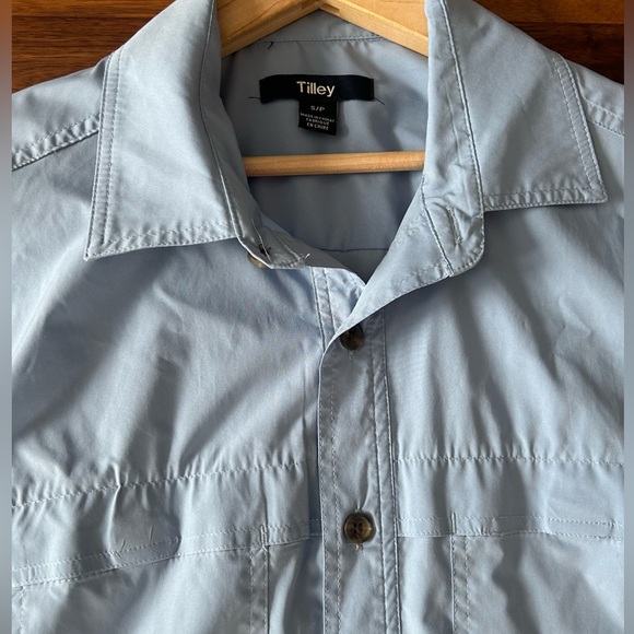TILLEYS mens size small travel ready button down shirt - lightweight - Picture 4 of 9